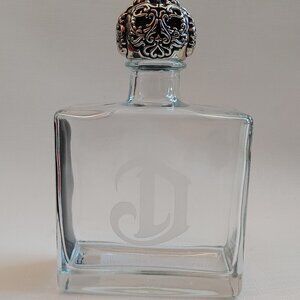 Empty DELEON Tequila Blanco Platinum Bottle 750 ml Agave Decanter Glass …